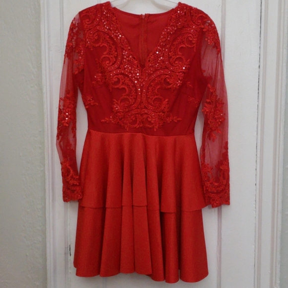 Red Sparkle Dress